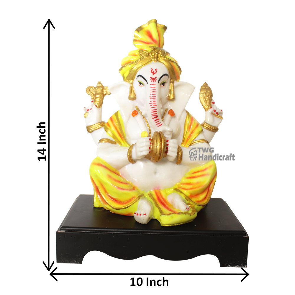 Marble Look Ganesh Statue Manufacturers in Banglore contact for bulk orders