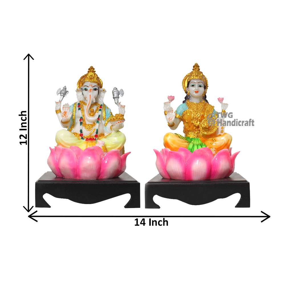 Manufacturer of Lakshmi Ganesh Idols Polyresin Laxmi Ganesh Murti