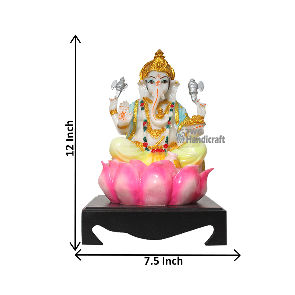 Marble Look Ganesh Statue Manufacturers in Meerut | Dealers Enquiry In