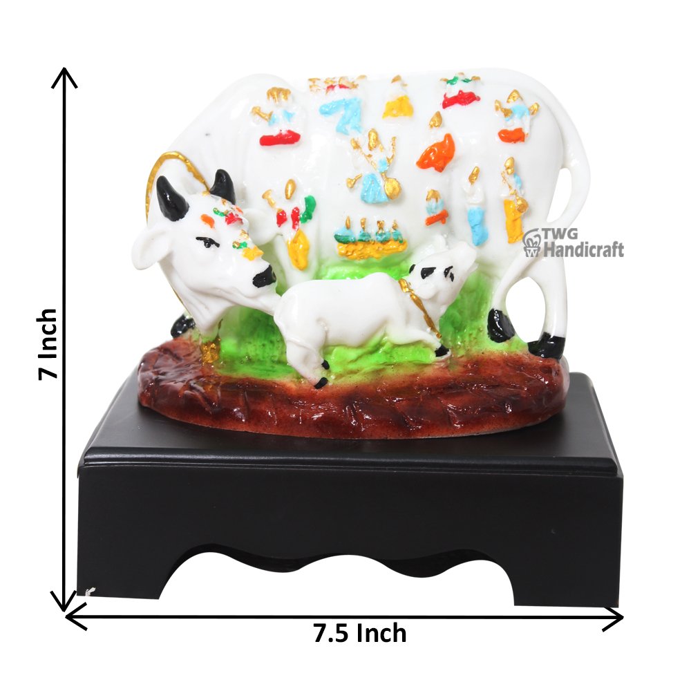 Kamdhenu Cow and Calf Statue Manufacturers in Mumbai | Cow Statue Factory rate