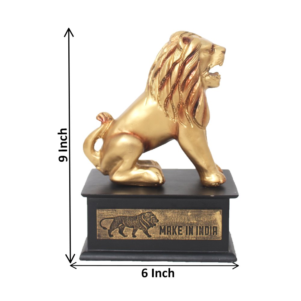 Exporters of Lion Statue Showpiece | Resin Lion Figurine Factory Rate