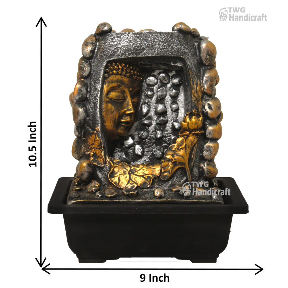 Buddha Indoor Water Fountain Wholesale Supplier in India Antique Look Waterfall
