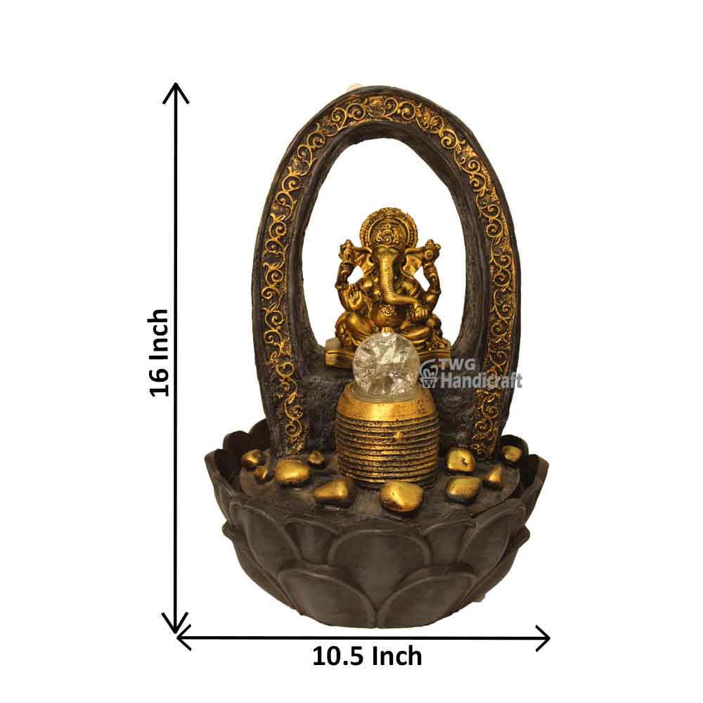 Ganesha Indoor Water Fountain Wholesale Supplier in India contact for Bulk