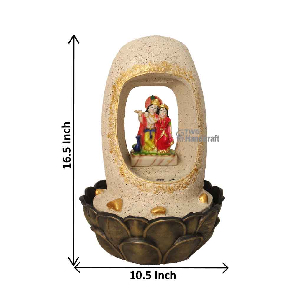 Radha Krishna Indoor Fountain Wholesale Supplier in India Religious Fountain Factory