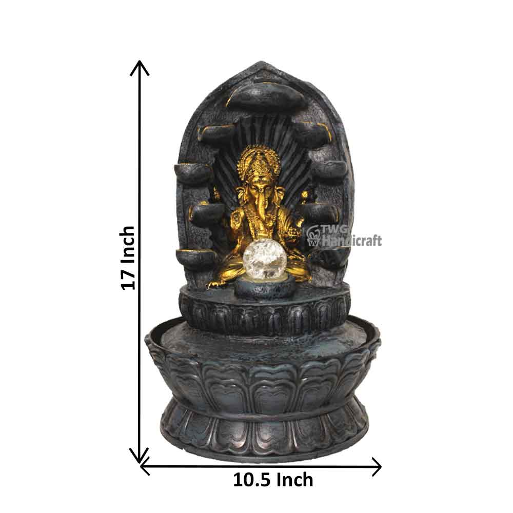 Manufacturer of Ganesha Indoor Water Fountain God Ganesh Fountain