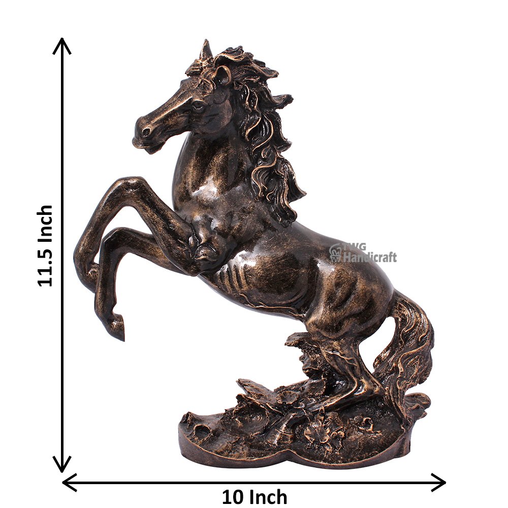 Horse Statue Figurine Manufacturers in Kolkatta | Gold Plated Horse Sc