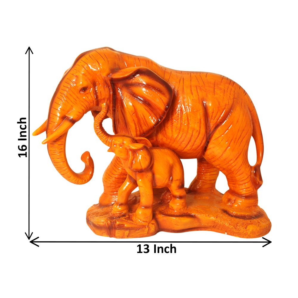 Elephant Family Statue Manufacturers in Mumbai | Antique Look Showpiece