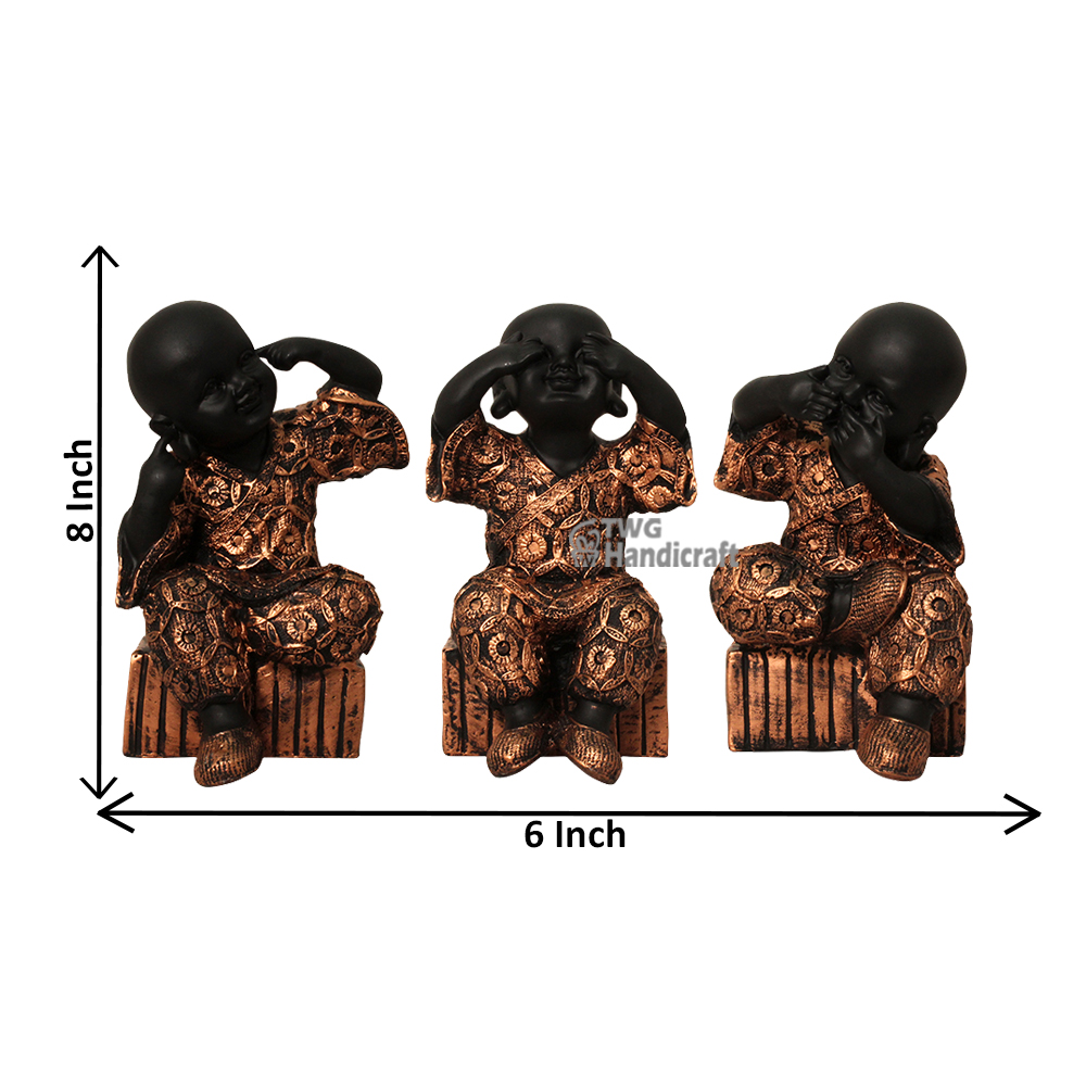 Baby Buddha Figurines Happy Monk Manufacturers in India | good margin 