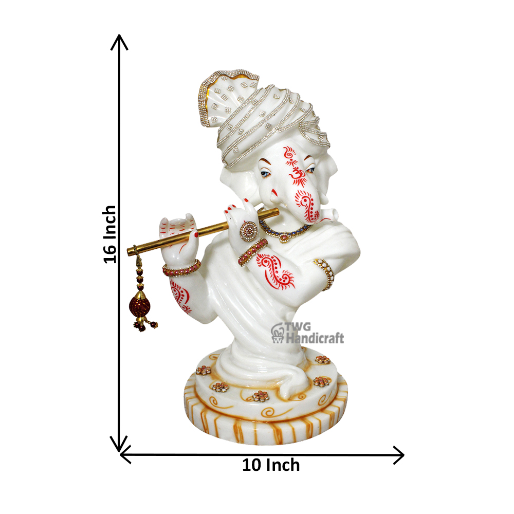 Marble Look Ganesh Statue Manufacturers in Delhi | Dealers Enquiry Inv