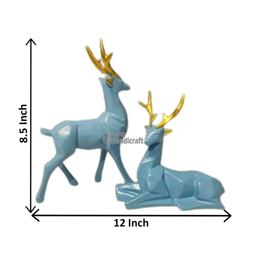 Deer Sculpture Manufacturers in Banglore | Animal Showpiece Factory price