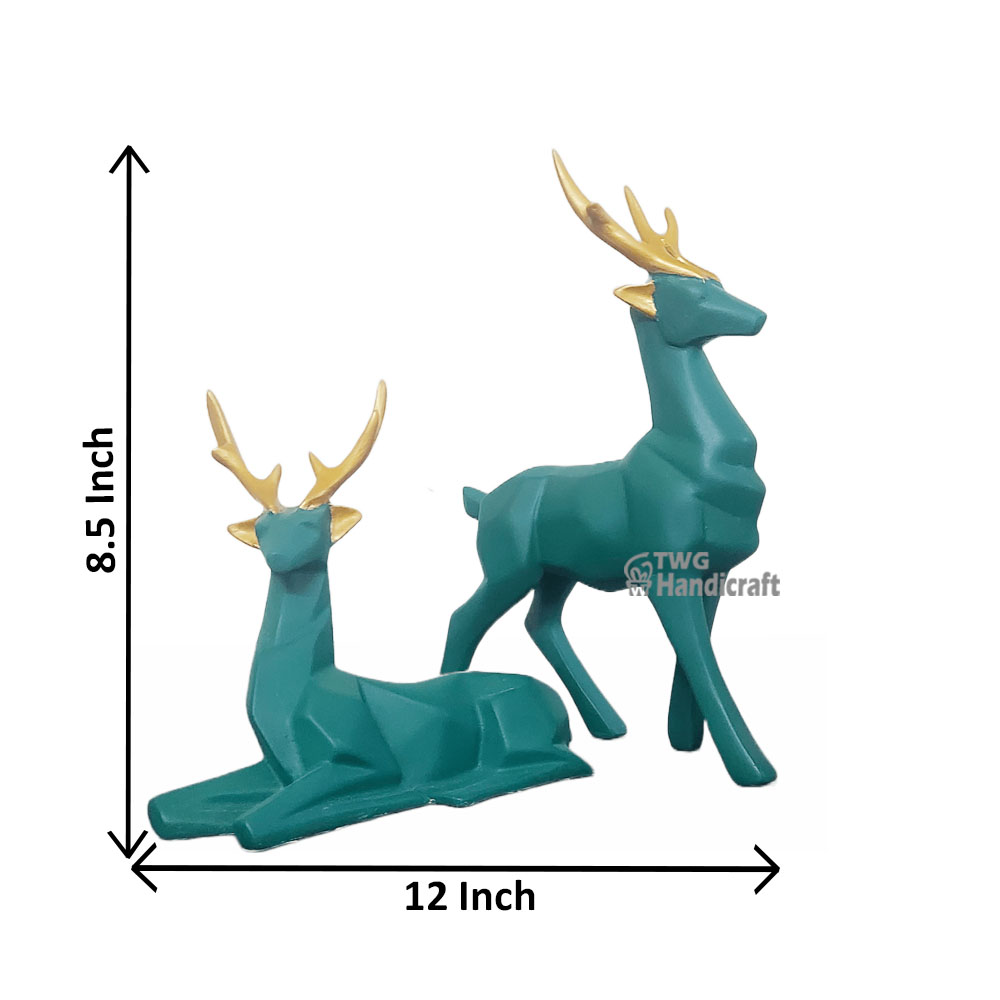 Deer Sculpture Manufacturers in Pune | Deer Statue Showpiece Factory Rate