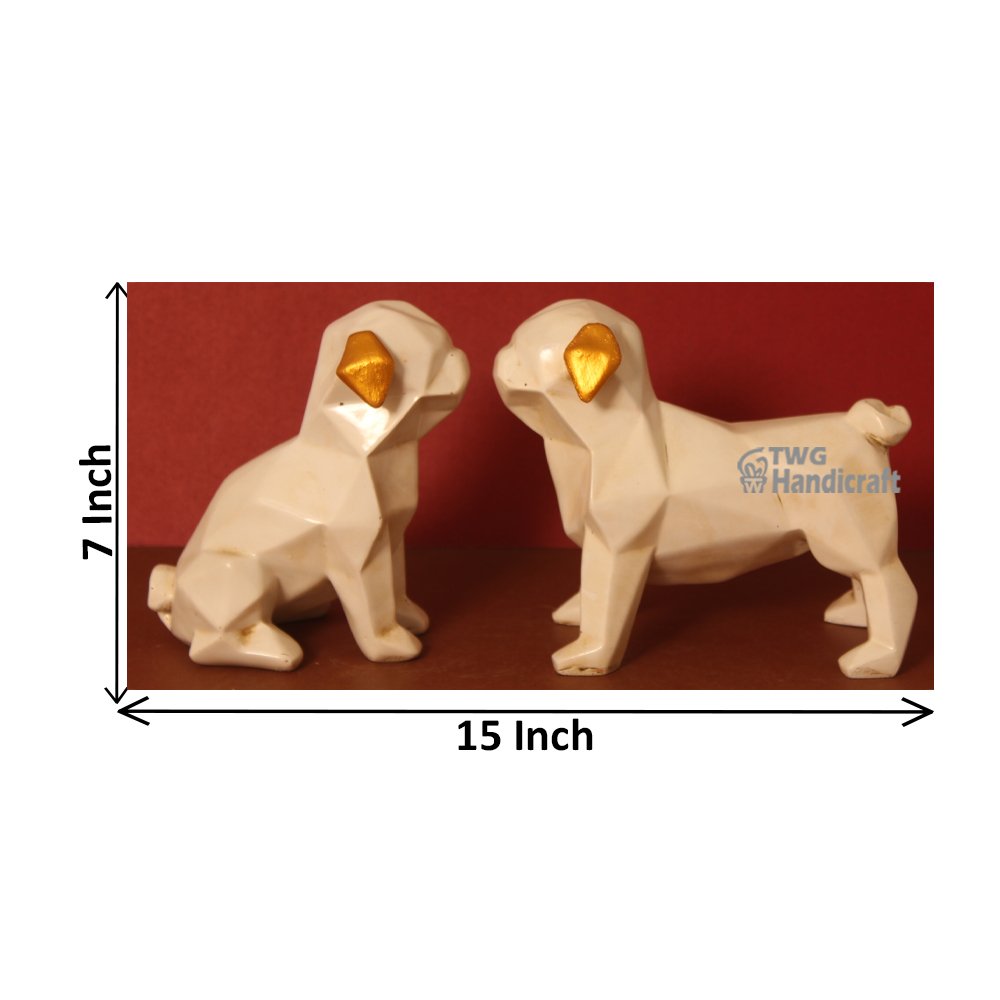 Exporters of Dog Figurine Statue all over india| Animal Showpiece Factory