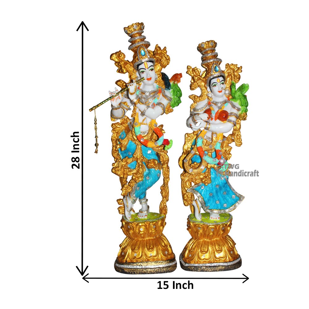 Radha Krishna Idol Manufacturers in Kolkatta made in india statue