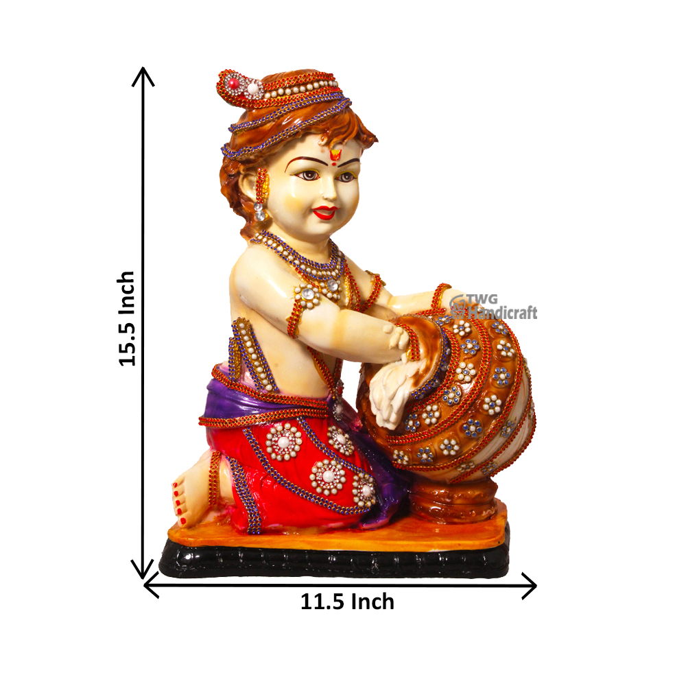Lord Krishna Idol Manufacturers in Pune indian handicraft statue