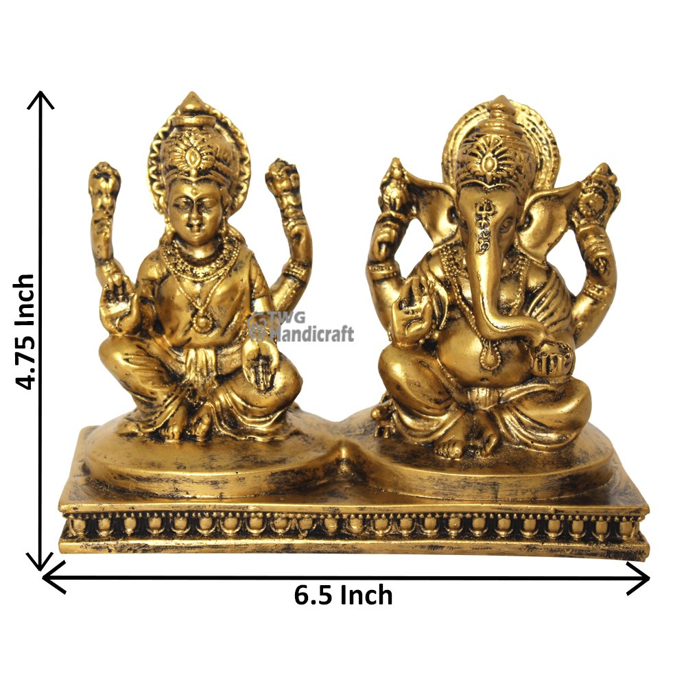 Lakshmi Ganesh Idols Manufacturers in Mumbai Polyresin Laxmi Ganesh Murti