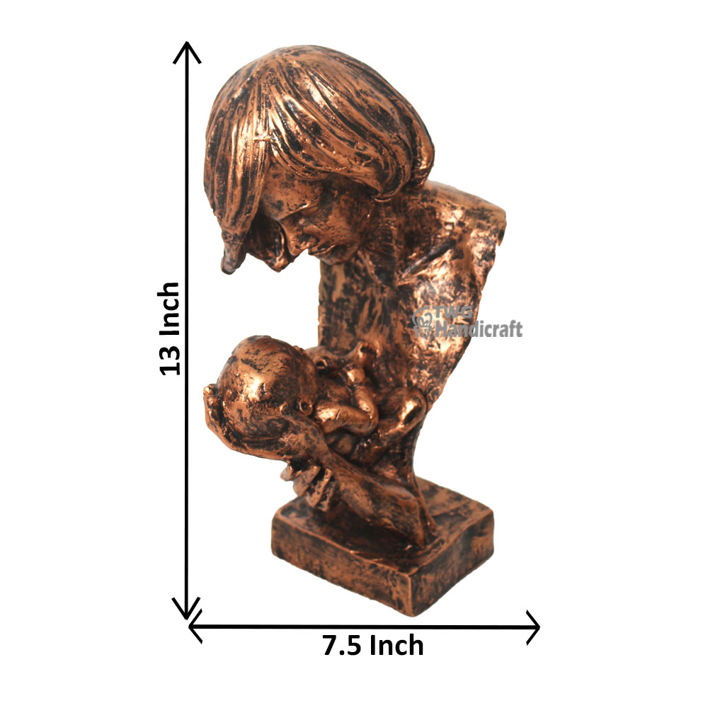 Indian Culture Sculpture Manufacturers in Chennai Baby Mother Showpiece in Bulk