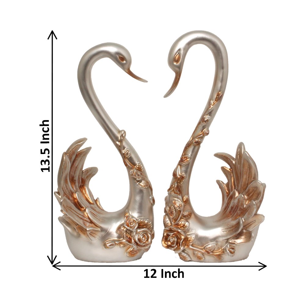 Feng Shui Swan Couple Statue Exporters in India 