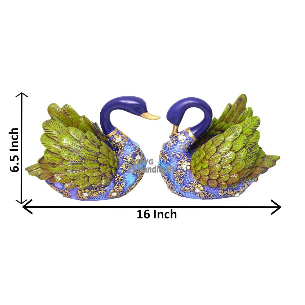 Duck Pair Showpiece Manufacturers in Delhi | Home Decor Showpiece Supplier
