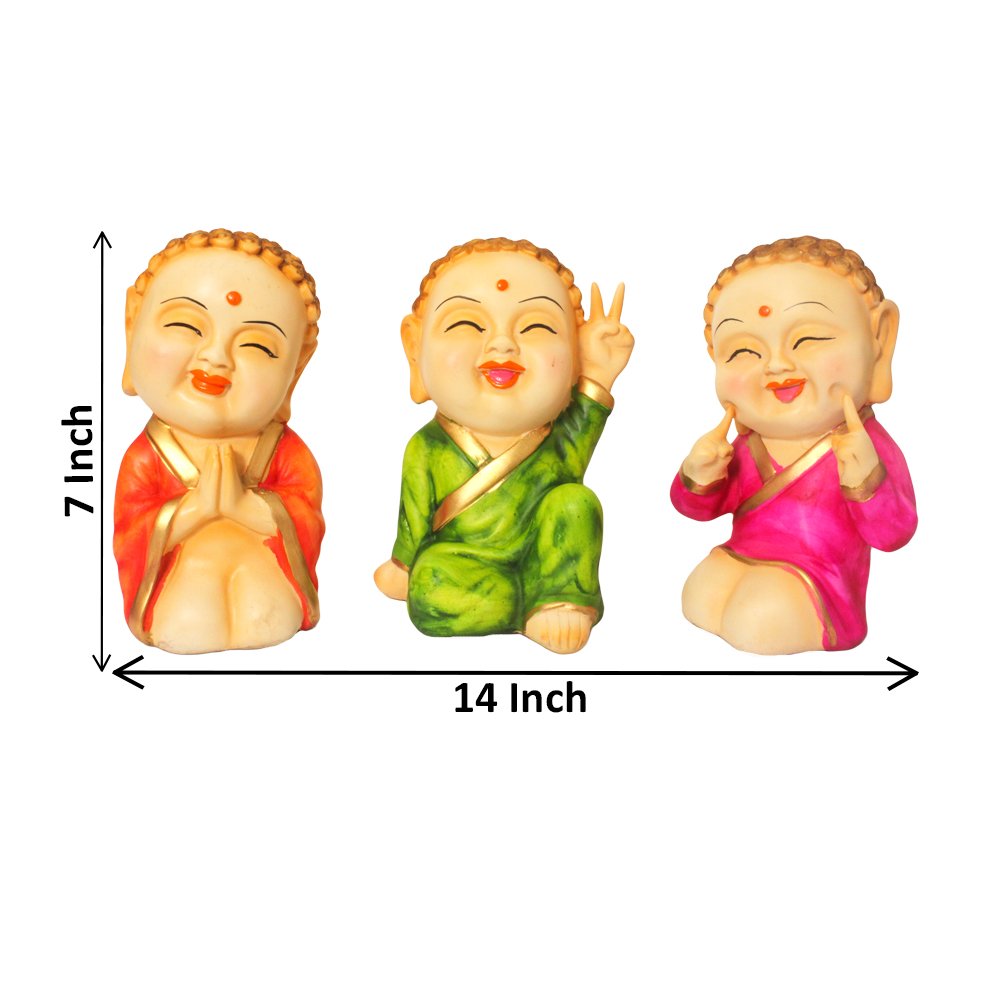 Exporters of Baby Buddha Figurines Happy Monk | Direct from Factory