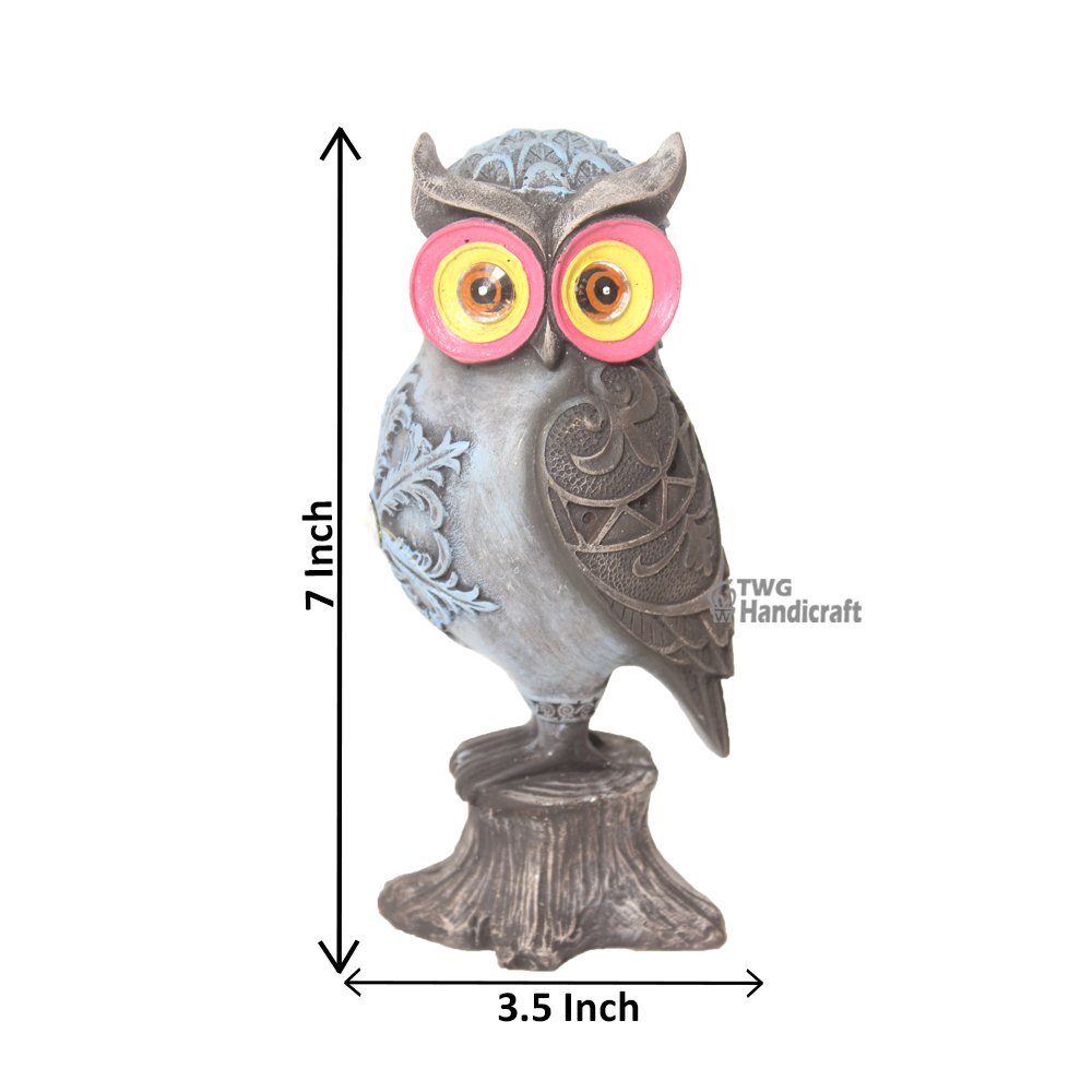 Owl Statue Manufacturers in Mumbai | Laxmi Cart Owl Figurine Statue Factory 