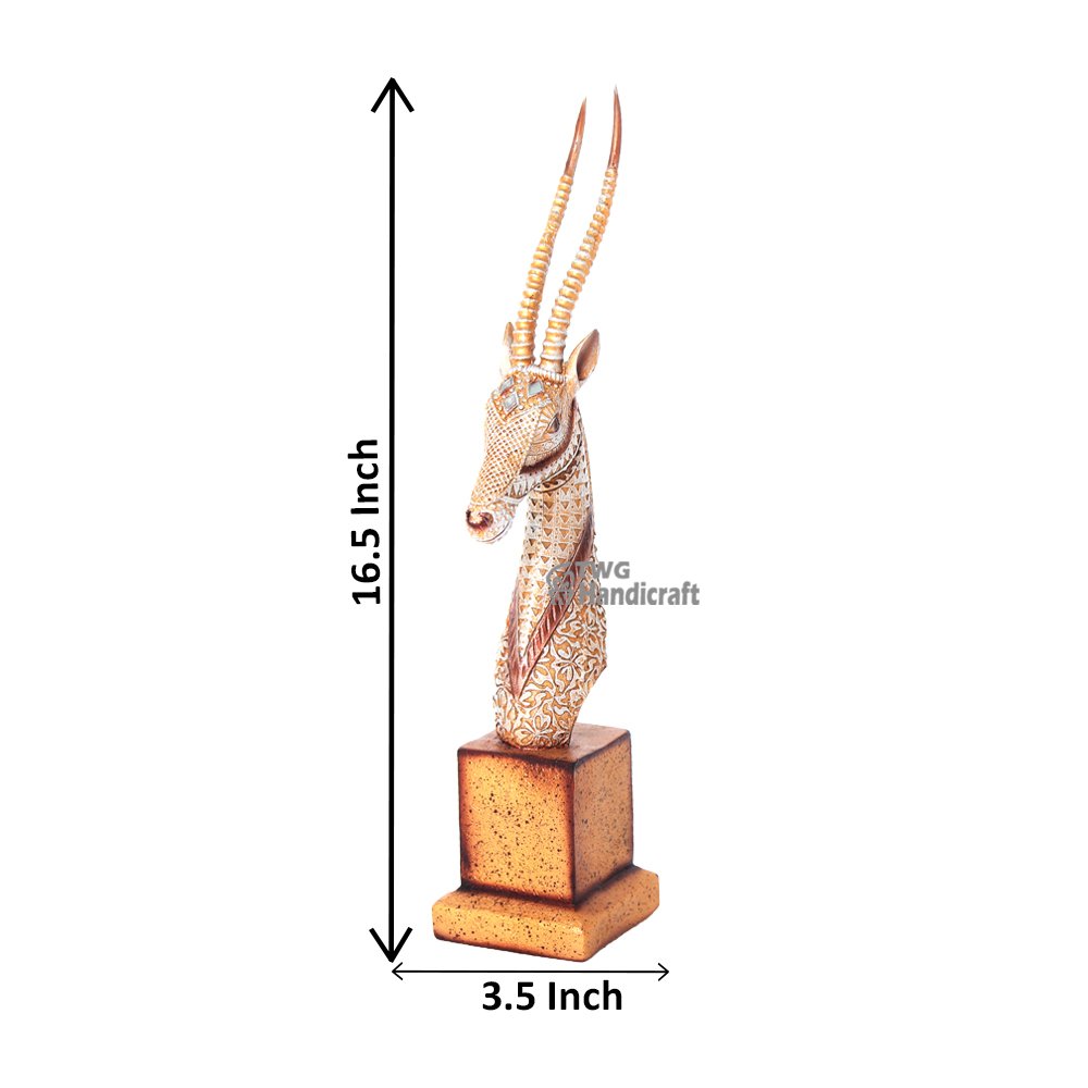 Deer Head Sculpture Manufacturers in Kolkatta | Deer Head Statue