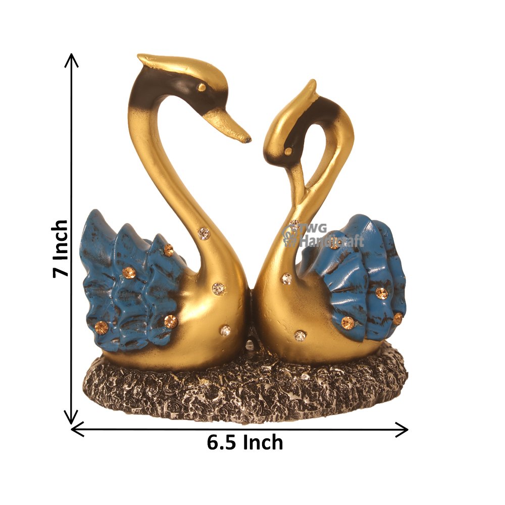 Exporters of Feng Shui Swan Couple Statue | Best Wedding Return Gifts direct from Factory