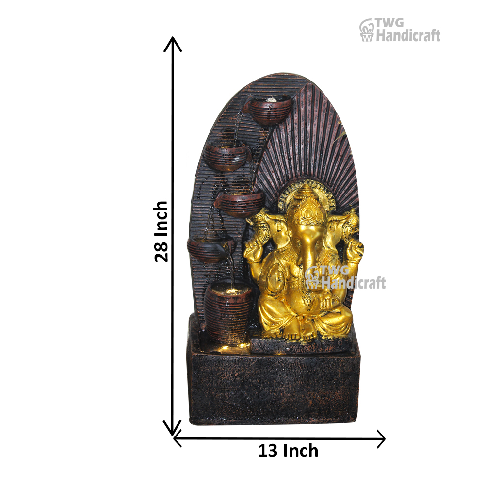 Laxmi Ganesha Indoor Fountain Manufacturers in Meerut God Idols Water 
