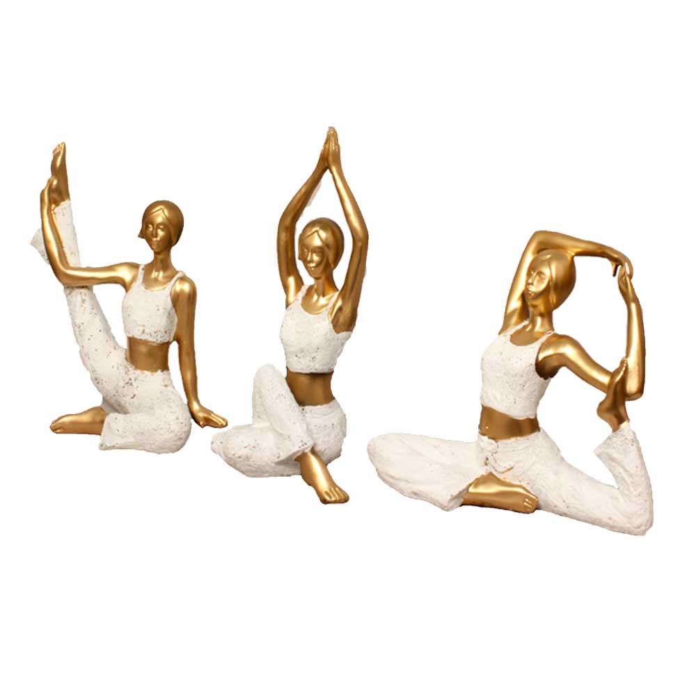 Yoga Lady Statue Showpiece 11.5 Inch