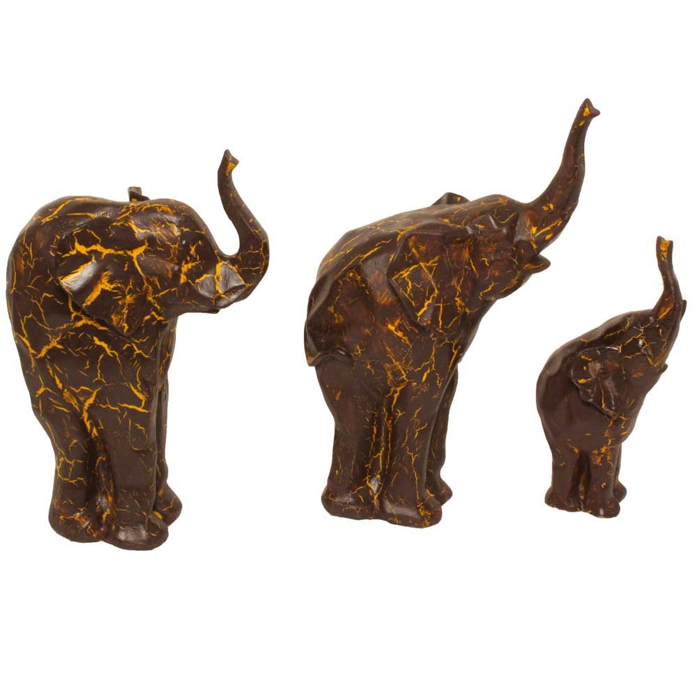 Elephant Pair Statue Showpiece 11 Inch ( 28 cm )