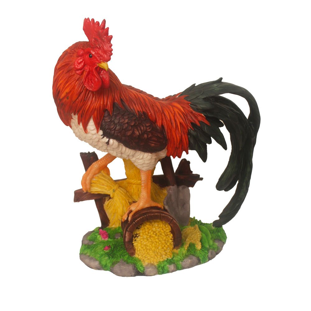 Colorfull Clock Statue Figurine  14 Inch ( 36 cm )