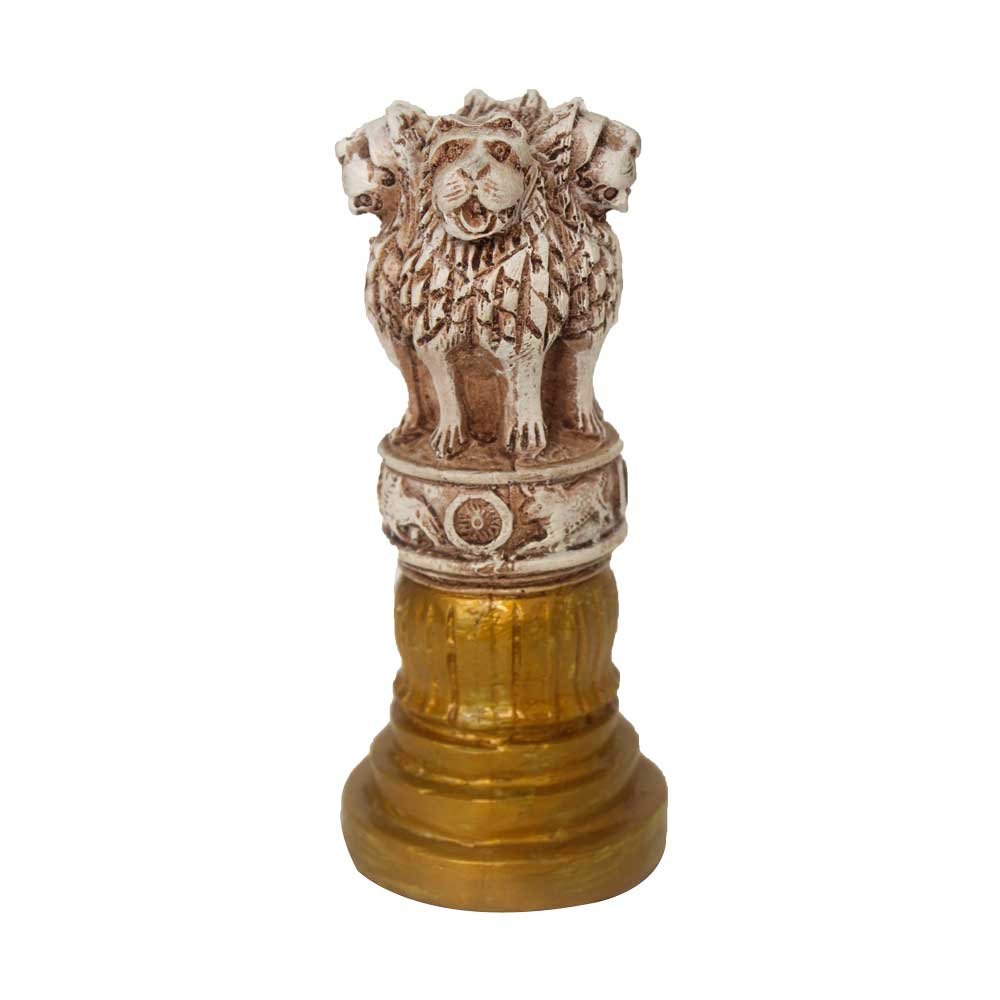 Ashoka Stambh Statue 6.5 Inch ( 17 cm )