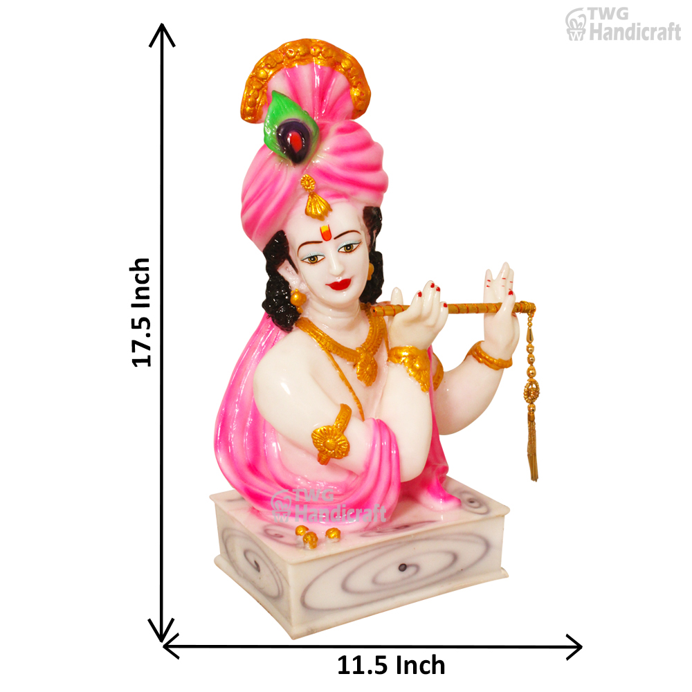 Exporters of Lord Krishna Idol # 1 Polyresin Statue Manufacturer