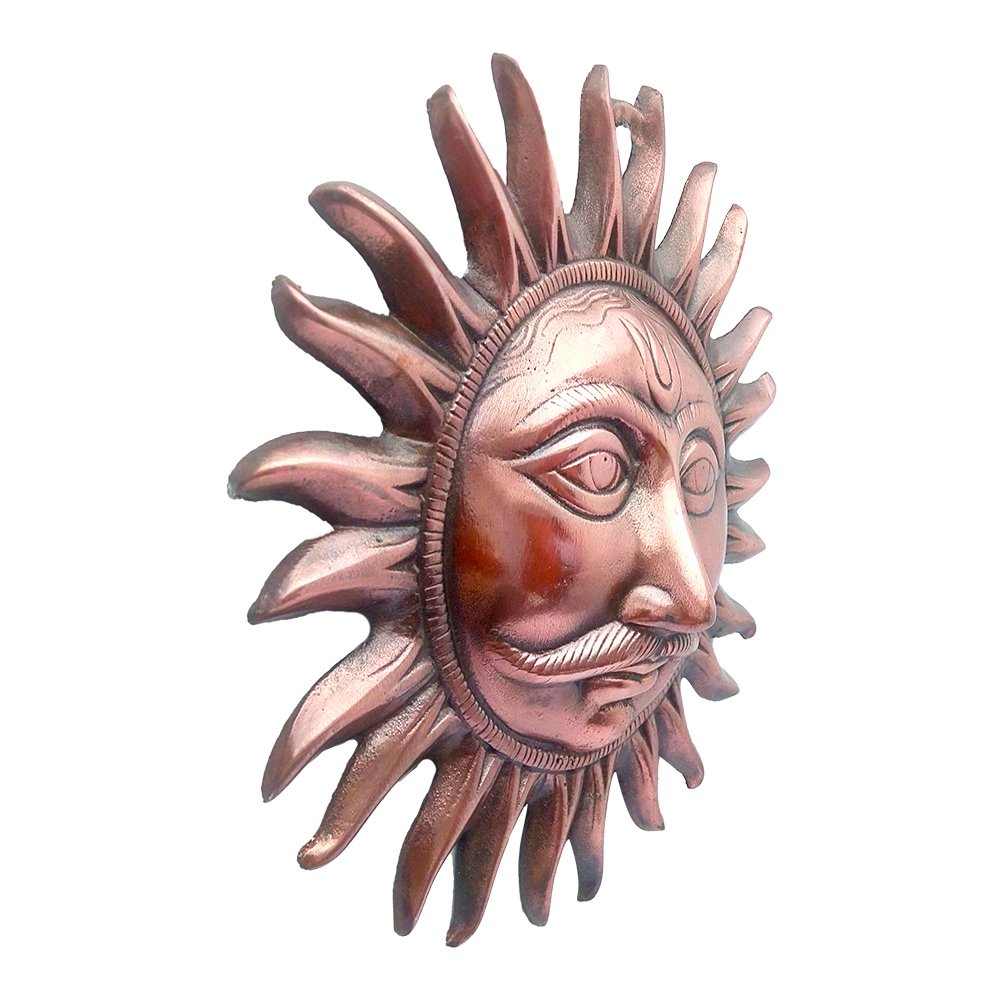 Surya Chakrawall Metallic Wall Hanging Item 10 Inch ( 25.5 cm )