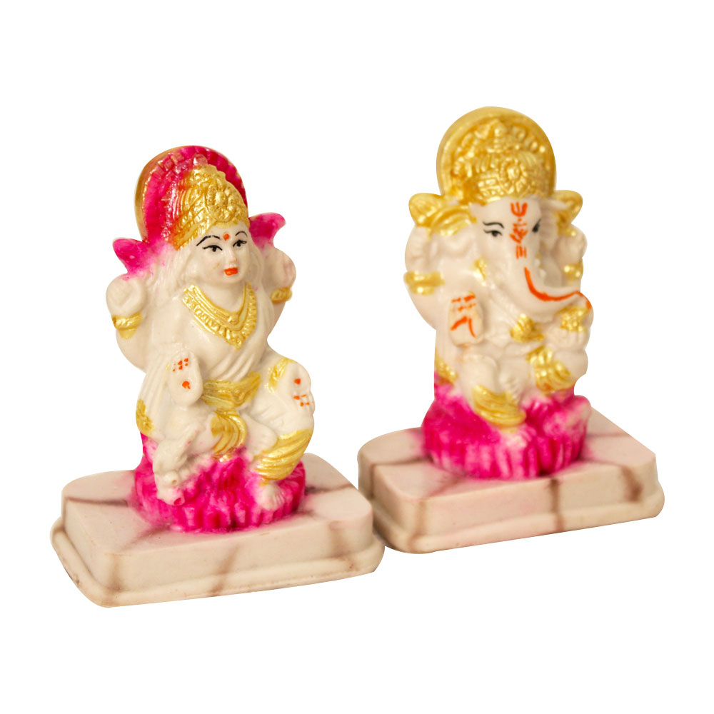 Laxmi Ganesh Statue Idol 3.25 Inch