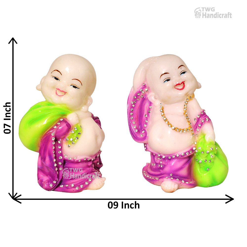 Baby Buddha Figurines Happy Monk Manufacturers in Mumbai | Huge Margins Business