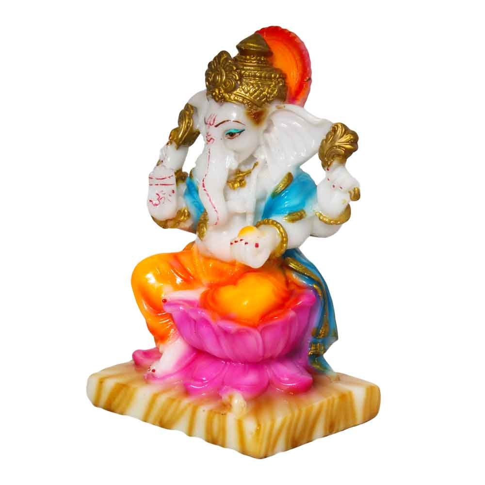 Kamal Ganesha Statue 7.5 Inch ( 19.5 cm )