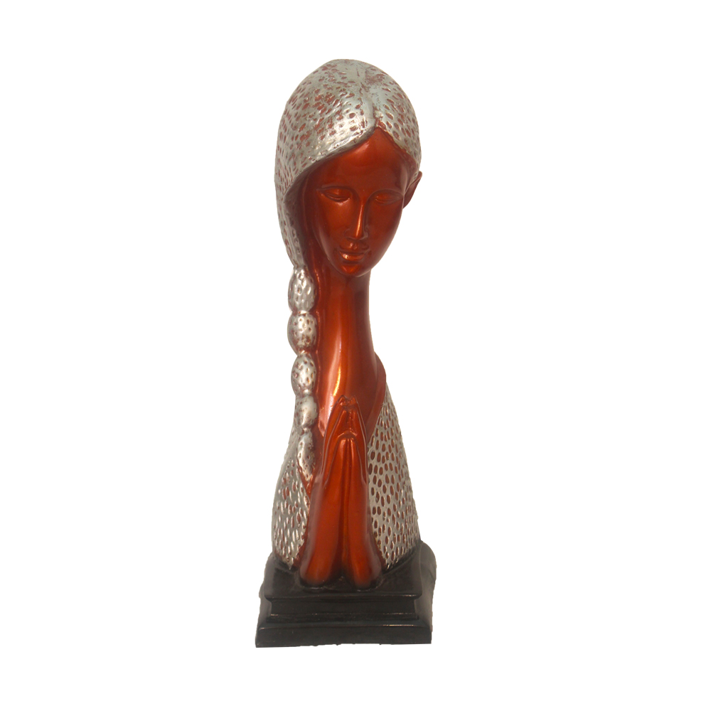 Welcome Lady Statue 14 Inch