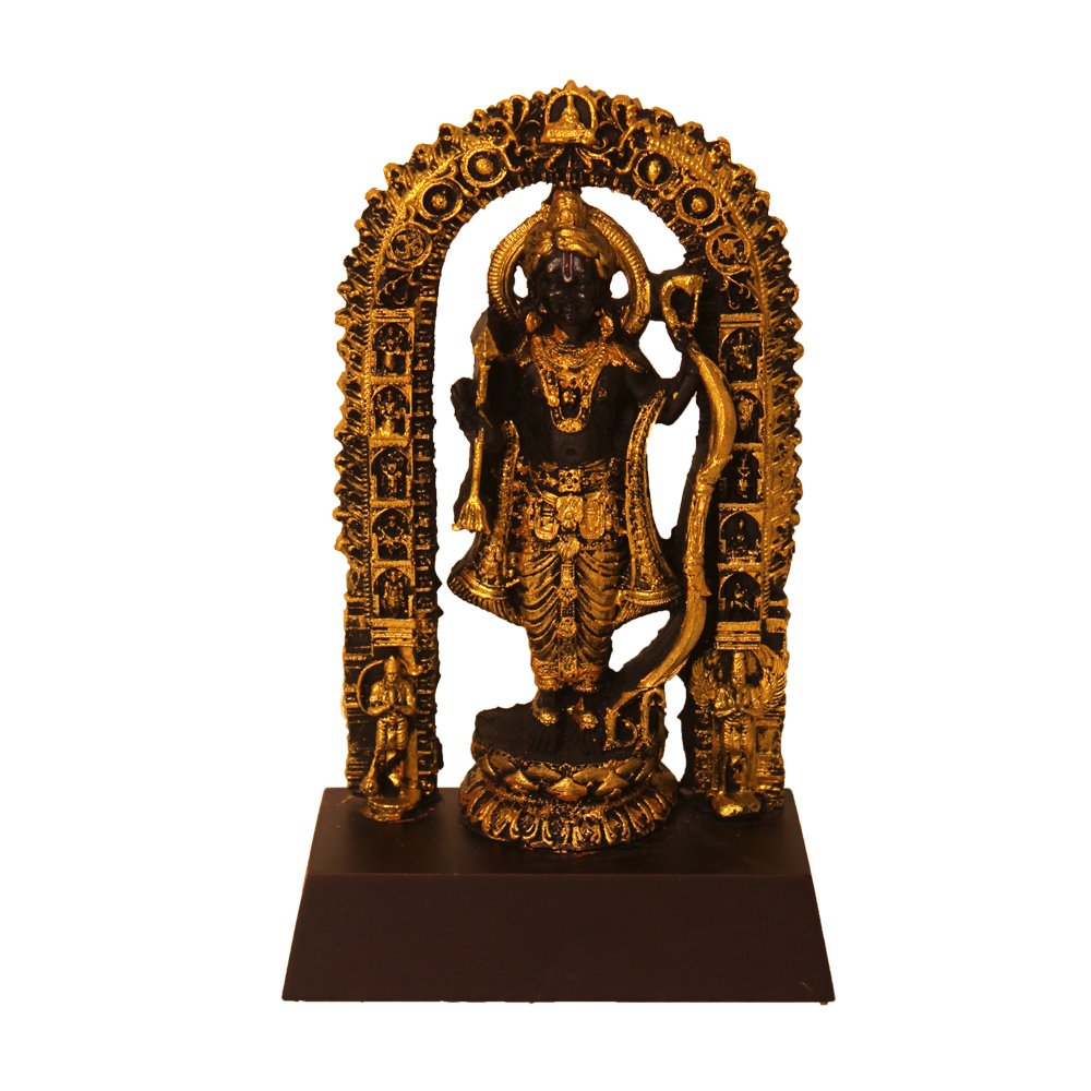 Home Decorative Ayodhya Ram Lalla Idol Sculpture 7 Inch ( 19 cm )