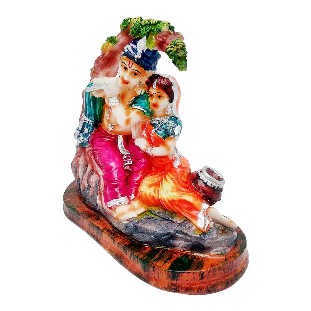 Radha Krishna Statue Showpiece Gift 6 Inch ( 15.5 cm )