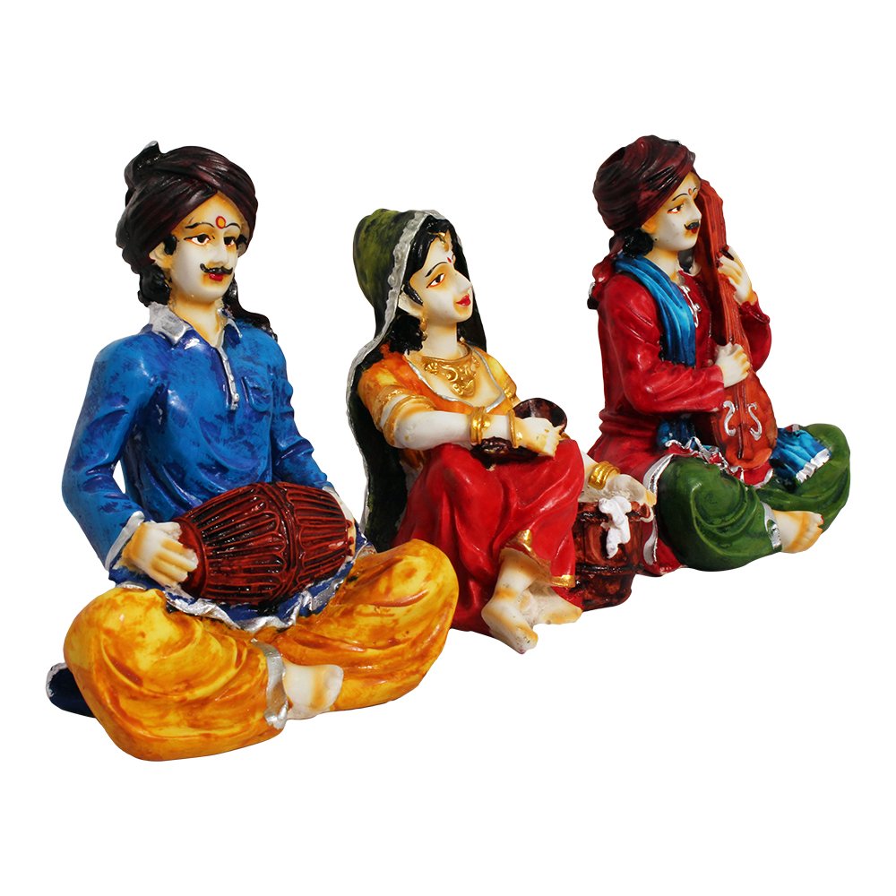 Decorative Rajasthani Culture Statue 5.5 Inch ( 14 cm )