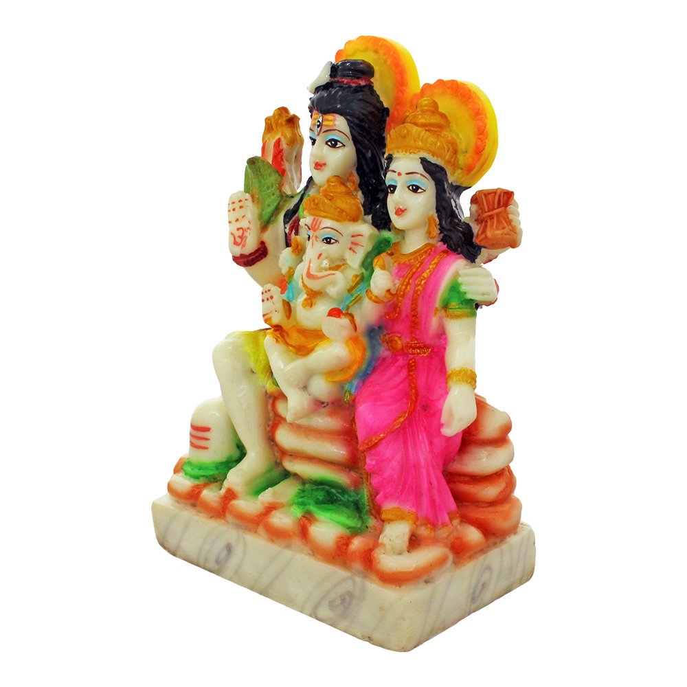 Shiv Parivar Statue 6 Inch ( 15.5 cm )