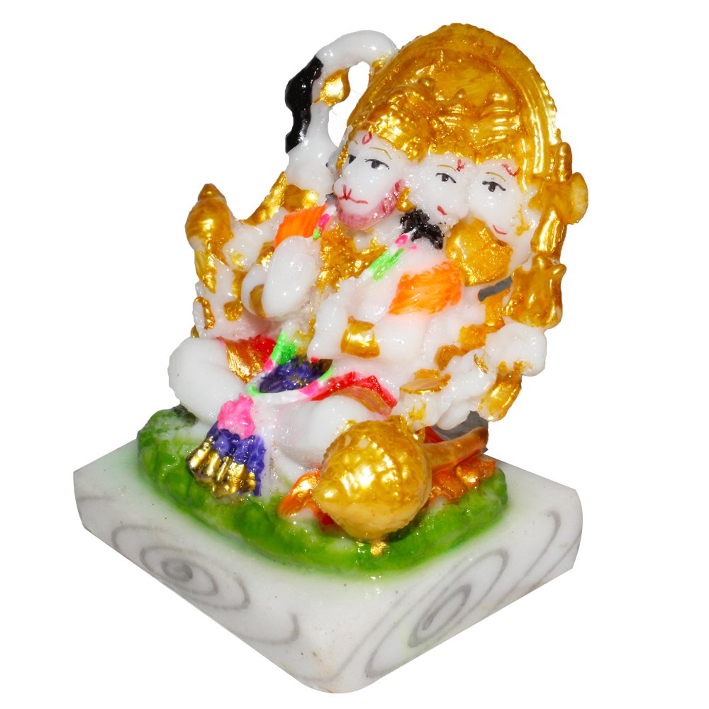 Panch Mukhi Hanuman Idol 4 Inch ( 10.5 cm )
