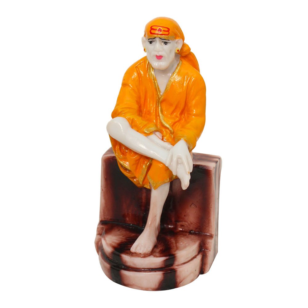 Lord Sai Religious Murti 6 Inch ( 15.5 cm )