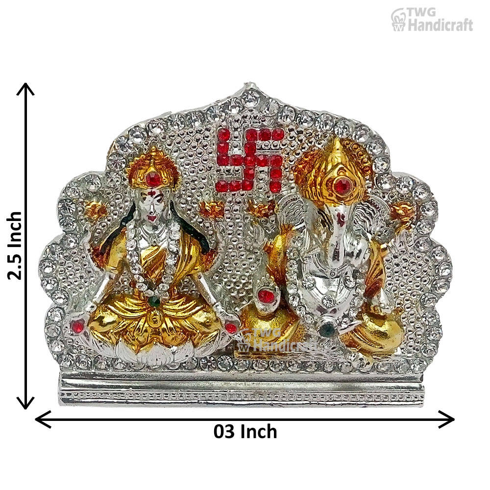 Manufacturer of Lakshmi Ganesh small size statue Gift Wholesalers