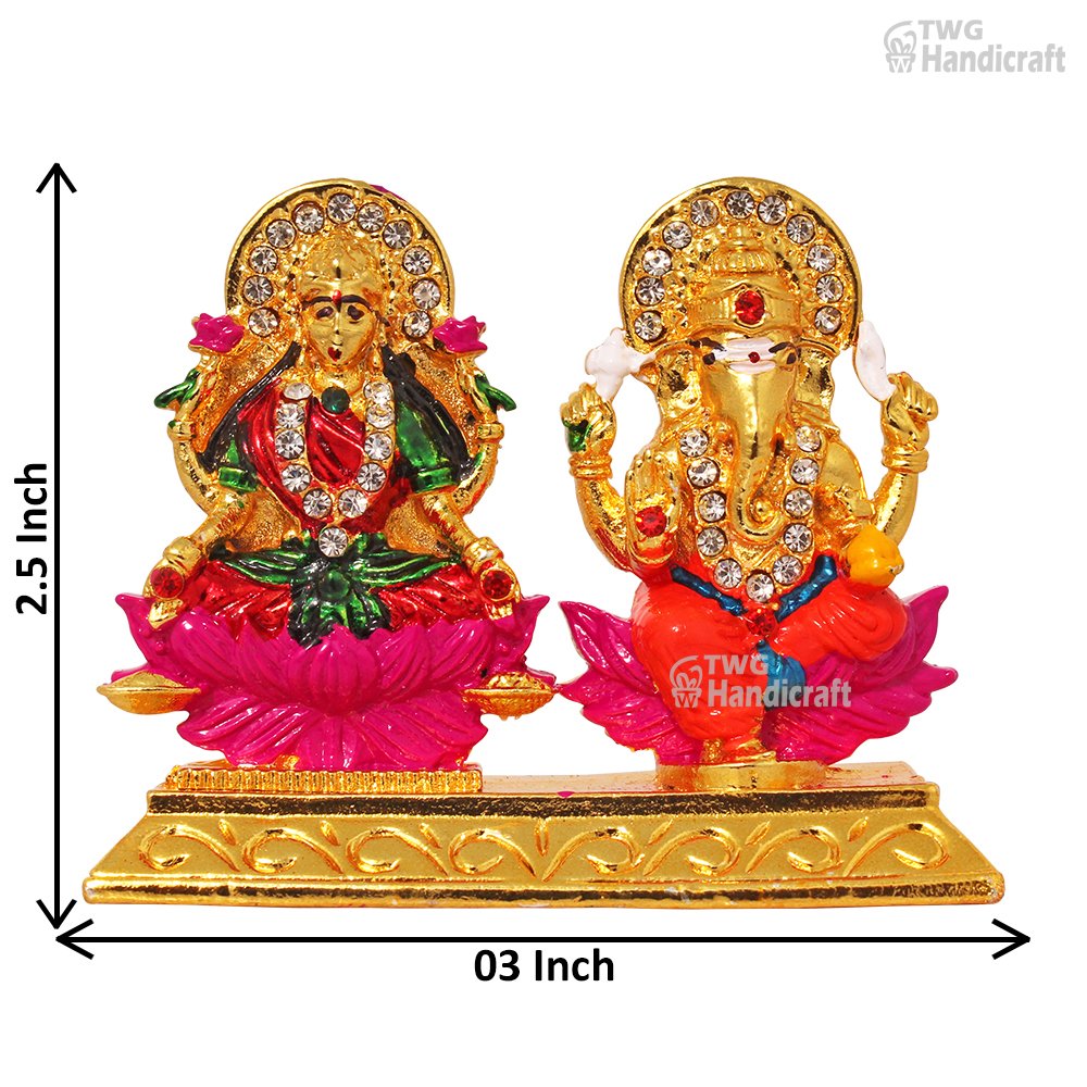 Laxmi Ganesh Murti Manufacturers in Meerut Metal Lakshmi Ganesh Statue