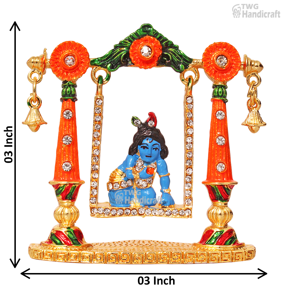 Manufacturer of Car dashboard Lord Krishna Statue diwali gift wholesal