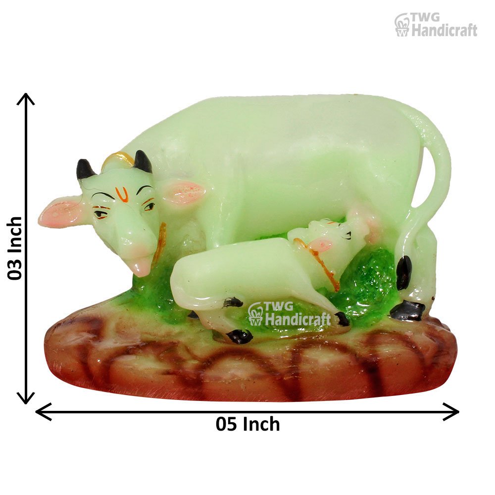 Kamdhenu Cow and Calf Statue Wholesale Supplier in India | Cow Statue 