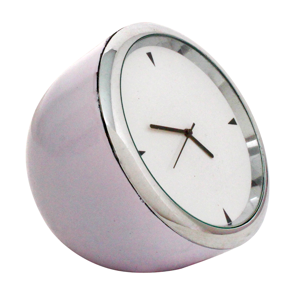 Rounded Analog Table Clock 2 Inch