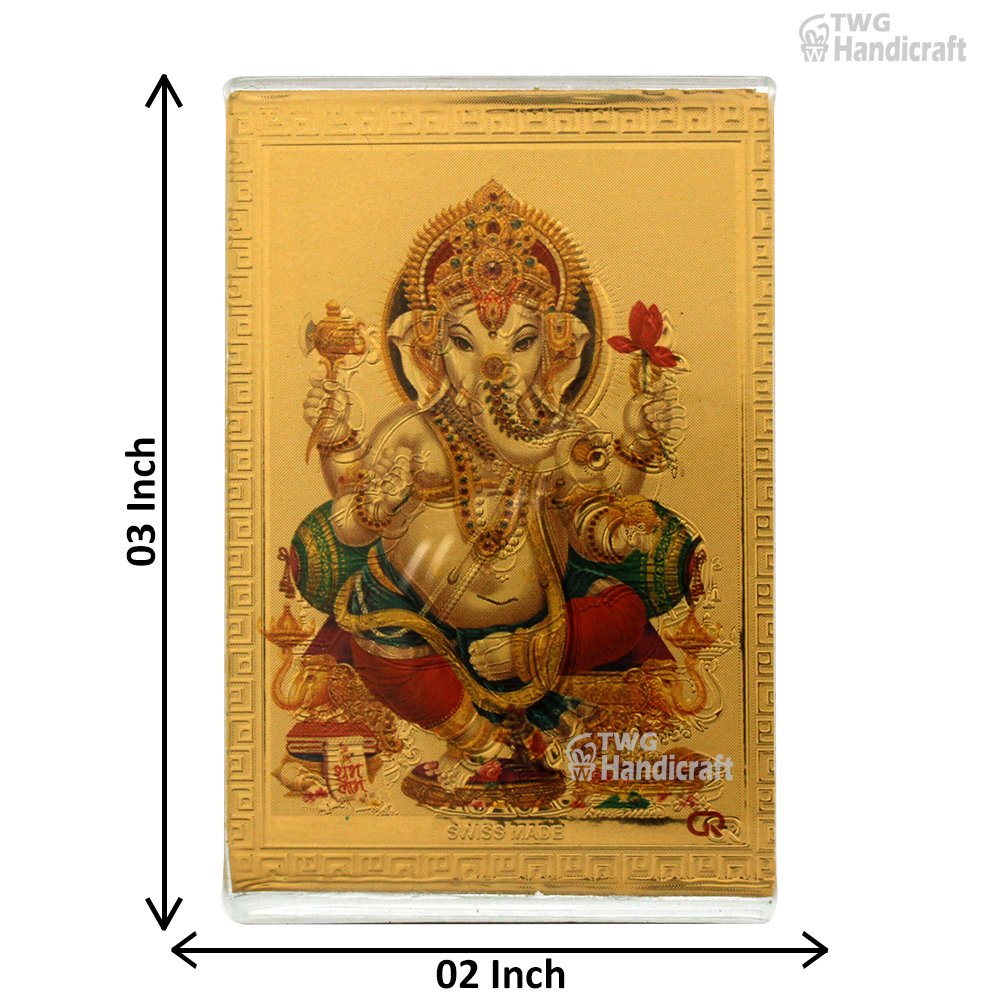 Exporters of 24k Golden Foil God Frame Car Dashboard Items