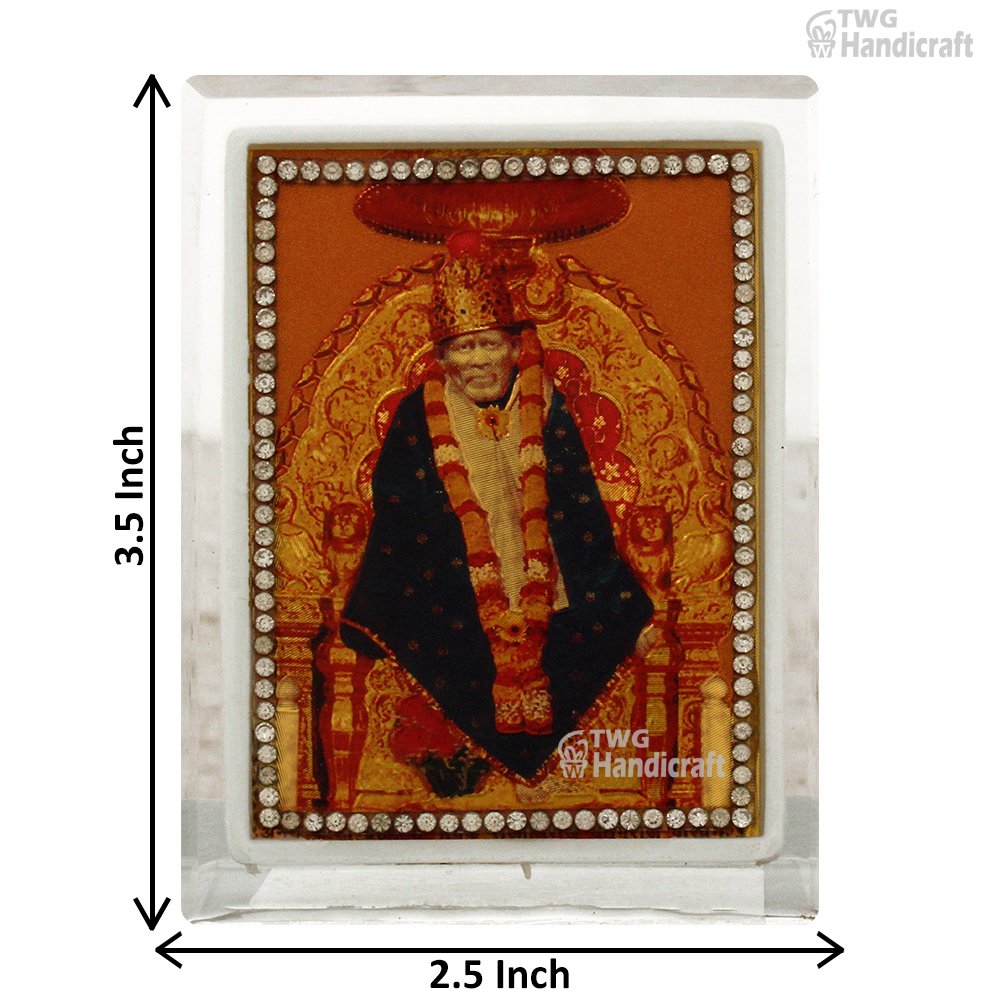 24k Golden Foil Suppliers in Delhi Acrylic God Frame for Car Dashboard